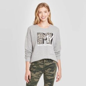 Target MTV Leopard Sweatshirt